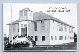 Schoolhouse Building Long Beach Washington WA UNP Postcard Q9 - £3.85 GBP