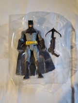 2015 Mattel 6&quot; BATMAN Action Figure w/ Cape &amp; Gun - DC Comics Justice League - £8.47 GBP