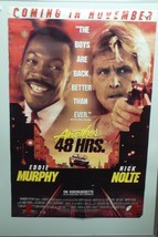 Another 48 Hrs Nick Nolte Eddie Murphy Brion James Home Video Poster 1990 - £13.65 GBP