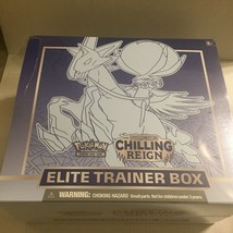 NEW Pokemon TCG: Ice Rider Calyrex Chilling Reign Elite Trainer Box - £70.91 GBP