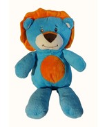 2015 Sweet Sprouts Lion Animal Adventure Plush Toy Blue and Orange Retired - £12.61 GBP