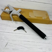 Anti Theft Universal Steering Wheel Lock 2 Keys Escape Hammer For Windshield - £31.84 GBP