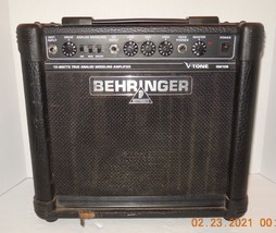 Behringer V-TONE Gm 108 Electric Acoustic Guitar Amp Amplifier Rare Htf Black - $121.90