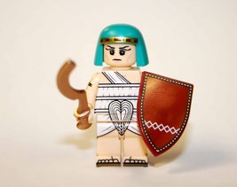 Egyptian Warrior With Red Shield Custom Minifigure From US - $6.00