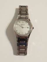 BULOVA 96P108 Mother of Pearl Dial 8 DIAMONDS Watch Stainless Water Resistant - $89.09