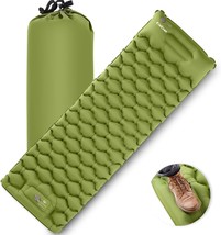 Sleeping Pad For Camping, Inflatable Camping Pad Built-In Foot Pump And,... - £26.77 GBP