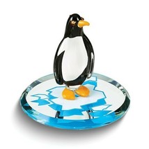 Glass Baron Penguin Handcrafted Glass Figurine - £14.67 GBP