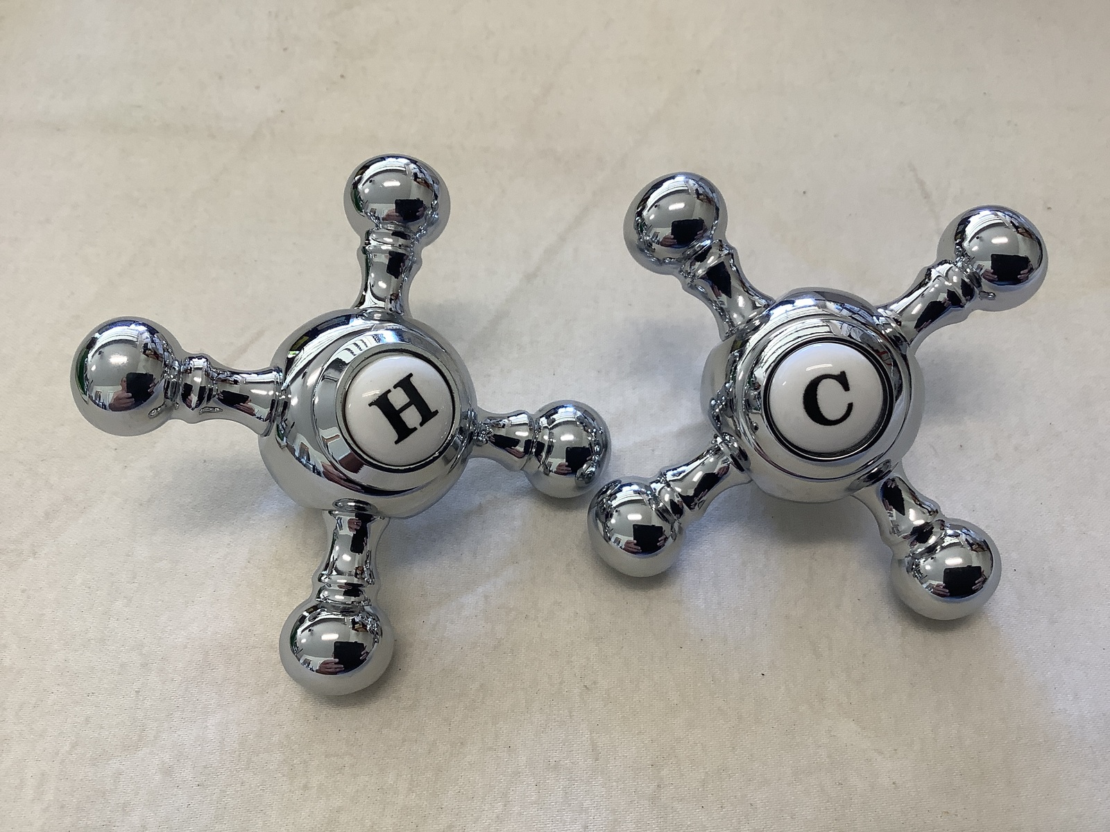 Signature Hardware 424555 Contemporary Cross Handles - Chrome - $28.90