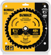 NEW DeWALT DWA181440 8-1/4&quot; 40T Cross Cutting Circular Saw Blades - £45.55 GBP