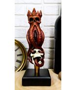 Ebros Red Octopus Demon King Crushing Skull Novelty Beer Tap Handle Figu... - $729.90 MXN