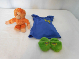 American Girl Doll Lanie&#39;s Nightgown Slippers and Orangutan Outfit  - £31.16 GBP