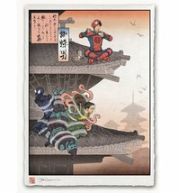Spider-Man Venom Marvel Japanese Giclee Limited Poster Print Art 12x17 M... - $81.90