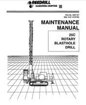 CATERPILLAR 25C Rotary Blasthole Drill Manual FLASH DRIVE OR PDF! - $29.65