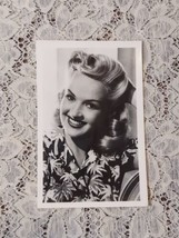 Vintage Betty Grabel Real Photo Post Card 1940s 50s Movie Star Actress - £9.80 GBP