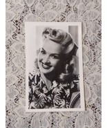 Vintage Betty Grabel Real Photo Post Card 1940s 50s Movie Star Actress - £9.56 GBP