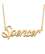 Spencer Name Necklace for Best Friend Family Member Birthday Christmas Gift - $15.99