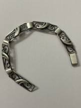 Vintage John Lauritzen Denmark Modernist Bracelet Sterling Silver 6.5 Inch - £66.13 GBP