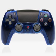 DS4 Blue Crystal Killscreen Clear Blue Retro PS5 Sony DualSense Controller - $2,980.77 MXN+