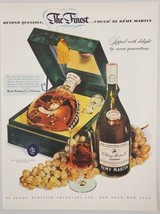 1951 Print Ad Remy Martin Fine Champagne Cognac Decanter Gift Set Christmas - £16.24 GBP