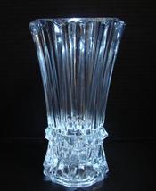 Mikasa Crystal Rainier Pattern 10 1/4&quot; Vase Great Design! - £59.81 GBP