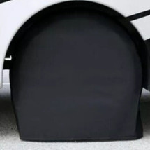19”-22” Rv Camper Pop Up Black Tire Guard Storage Covers(2ea)Brand New-S... - £9.25 GBP