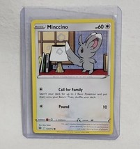 Pokémon TCG Minccino Regular Common Card 124/172 Sword &amp; Shield: Brilliant Star - £3.38 GBP