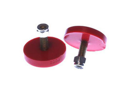 Universal Suspension Control Arm Traction Bar Bump Stops 2.0&quot; x .687&quot; RED - $12.79