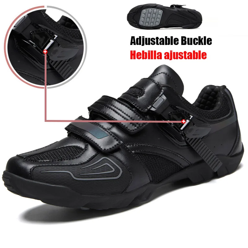 High Quality Men MTB Cycling Shoes  Micro Bike Shoes Road Bicycle Shoes SPD Clea - £104.91 GBP