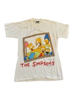 The Simpsons 1990 T-shirt Rare Family Bonding  Single Stitch Size M Scre... - £96.78 GBP