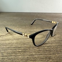 Versace Eyeglasses FRAMES ONLY 3213-B GB1 Black Gold Clear Crystals 52-17-140 - $46.57