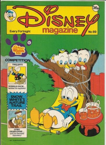 Primary image for Disney Magazine #89 UK London Editions 1987 Color Comic Stories VERY FINE+