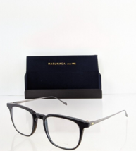Brand New Authentic MASUNAGA Eyeglasses GMS - 14 #19 Black &amp; Grey 49mm F... - £155.69 GBP