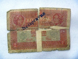 Ket Korona 2 Krone Austria with stamp free shipping P6 - £2.94 GBP