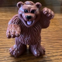 Lincoln Logs Brown Grizzly Bear Plastic Figure Toy Animal Replacement Piece  - £11.72 GBP