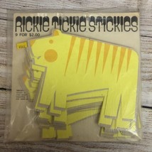 Vintage Rickie Tickie Stickies Mod Tiger Jungle Animal Novelty Stickers 60s 70s - £52.99 GBP