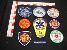 firefighting rescue fire department vintage patch collection - £13.15 GBP