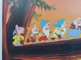 Disney Snow White Lithograph 10 x 14 (#3) Seven Dwarfs - $7.99