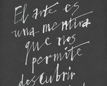 Hotel Arts Bar Terraza Menu Pablo Picasso Quote Cover Barcelona Spain  - $87.12