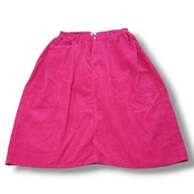 Shiny By Nature Skirt Size XL W34&quot;in Waist Women&#39;s A-Line Skirt Corduroy... - £28.37 GBP