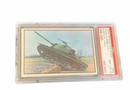 Power for Peace 1954 Military trading card PSA 8 vtg #48 Patton M48 Tank Climbs - £136.23 GBP