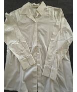 Eddie Bauer Wrinkle Resistant Long Sleeve Button Up White Shirt Women’s ... - $16.28 CAD