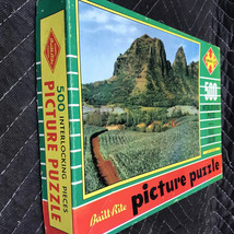 Vintage Built Rite Interlocking Picture Puzzle 500 pcs Unusual Landscape - £10.20 GBP