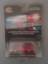 Racing Champions Fire Rescue USA 56 Nomad 1/64 NIP - £11.21 GBP
