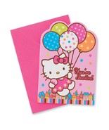 Hello Kitty Balloon Dreams Save The Date Invitations Birthday Party 8 Co... - $8.35 CAD