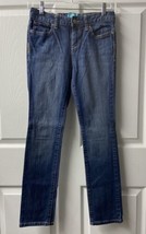 Old Navy Skinny Jeans Girls size 12 Medium Wash Denim Adjustable Waist - $11.07