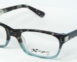 X-TASY by RK DESIGN Vintage 1 81 TORTOISE BROWN / BLUE TEAL EYEGLASSES 4... - $63.36