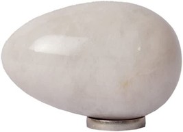 Gorgeous White Aventurine Heaing Reiki Fengshui Stone Carved &amp; Polished as Egg - £3.85 GBP