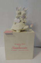 Snowbabies It's Working We're Going Faster Sprintime Stories Easter Dept 56 1995 - $39.18