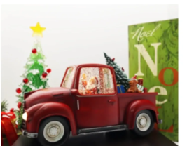 red truck snow globe - $128.65