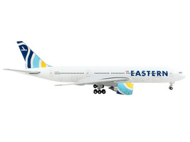 Boeing 777-200ER Commercial Aircraft &quot;Eastern Air Lines&quot; White with Striped Tail - £66.53 GBP